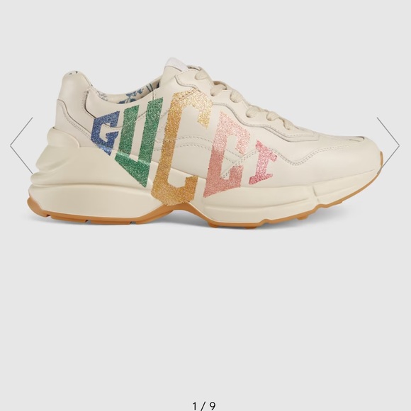 SOLD Rhyton Glitter Gucci Sneaker - Picture 3 of 8